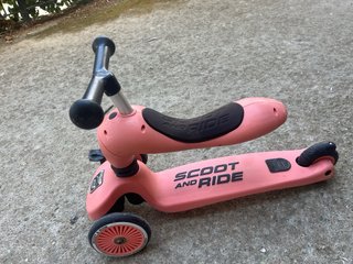 Patinete 2 en 1 Plegable Scoot and Ride