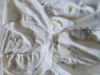 Camicia da notte vintage a fiori