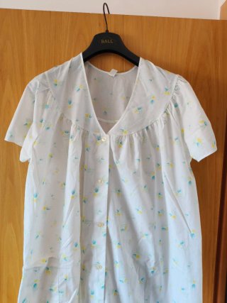 Camicia da notte vintage a fiori