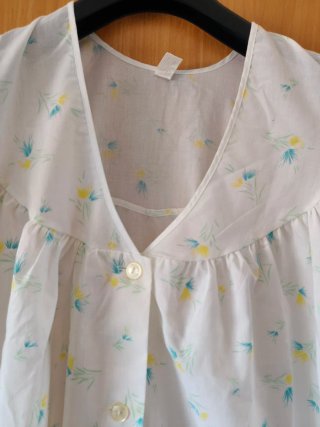 Camicia da notte vintage a fiori