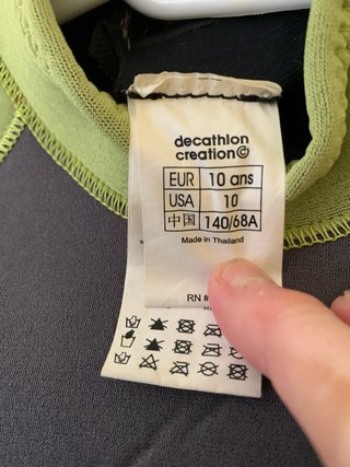 Traje Neopreno Infantil Tribord 10 Años