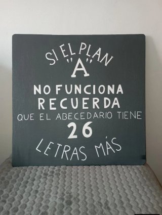 Cuadro decorativo El abecedario