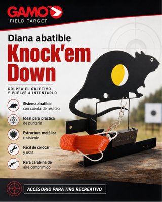 Diana abatible Knock'em Down Gamo