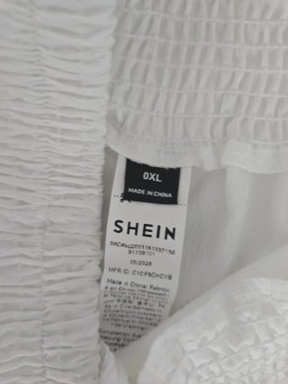 Pantalón pirata blanco talla única