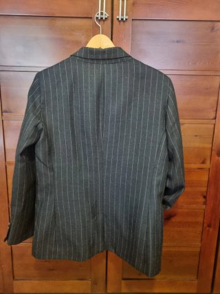 Americana Pull&Bear gris raya diplomática M