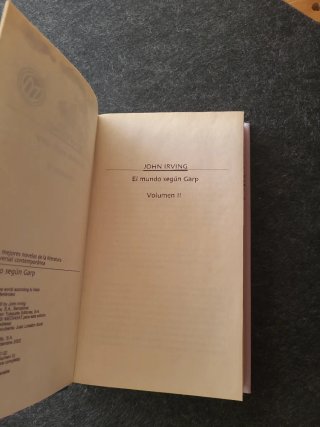 El mundo según Garp Volumen II John Irving