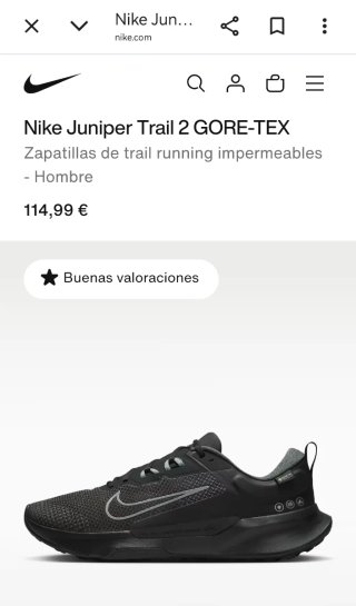 Zapatillas NUEVAS Nike Juniper Trail 2 GTX V2