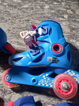 Kit Patinaje Infantil Azul