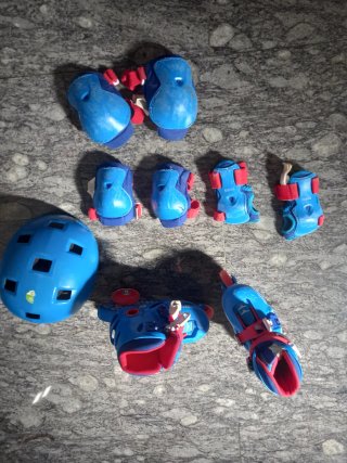 Kit Patinaje Infantil Azul