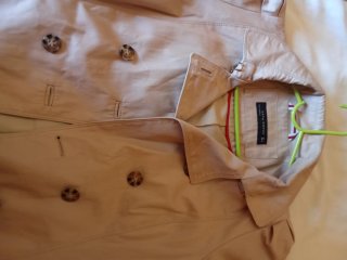 Chaqueta Zara Beige Talla l