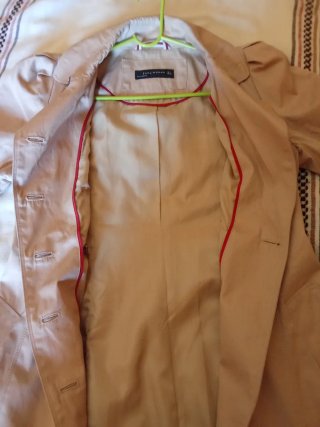 Chaqueta Zara Beige Talla l