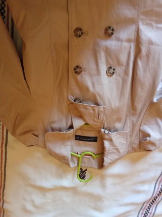 Chaqueta Zara Beige Talla l