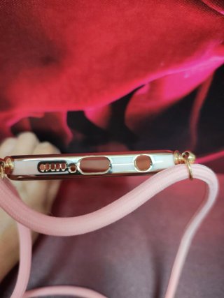 Funda Xiaomi Redmi Note 9 Pro con Cuerda Rosa