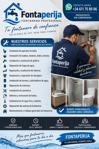 Fontanero Profesional – Servicios de Fontanería