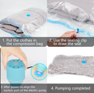 Bolsas de Vacío para Ropa (10 Pcs)