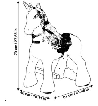 Unicornio a Batería