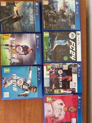 Lote 6 Juegos PS4: FIFA, Final Fantasy, Monster Hu