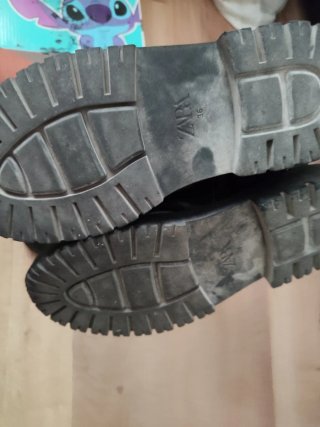 Zapatos colegiales y botines negros talla 36