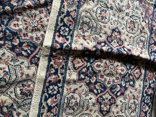 2 Tappeti vede certificato Beige/Blu 120x60