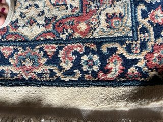 2 Tappeti vede certificato Beige/Blu 120x60