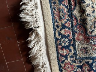 2 Tappeti vede certificato Beige/Blu 120x60