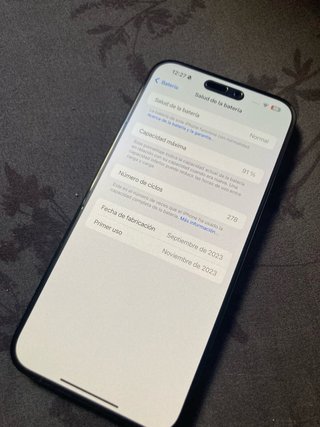 iPhone 15 Pro Max 256gb 91% Bateria