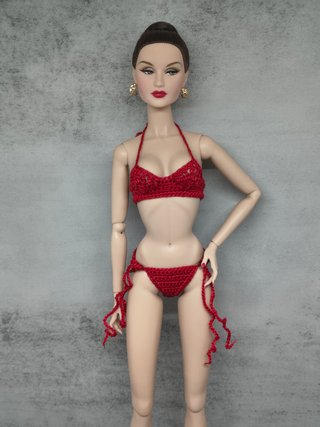 Bikini Crochet para muñecas Integrity & Barbie