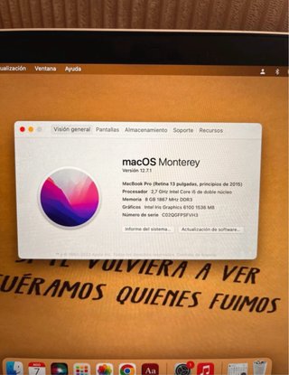 MacBook Pro 2015 Plata
