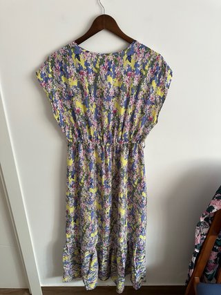 Vestido Largo Estampado Floral M