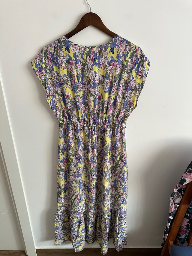 Vestido Largo Estampado Floral M