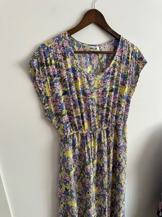 Vestido Largo Estampado Floral M