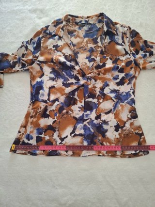Blusa Zara Estampada Manga Larga