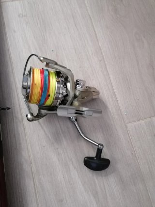 Caña de pescar y carrete Duraflot
