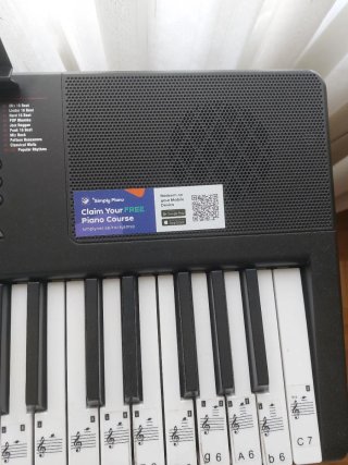 Piano Rock Jam RJ361 con soporte y funda