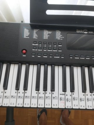 Piano Rock Jam RJ361 con soporte y funda