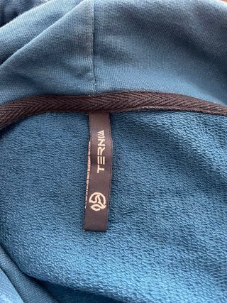 Sudadera Ternua Azul con Logo Planeta
