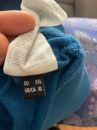 Sudadera Ternua Azul con Logo Planeta