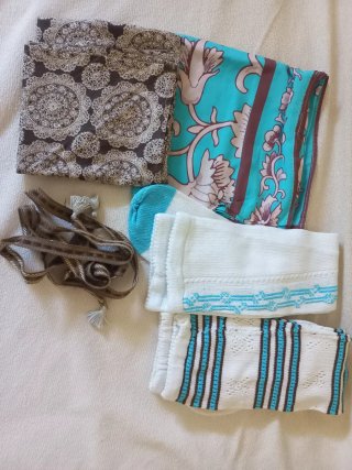 Traje Fallero Infantil Azul y Marrón