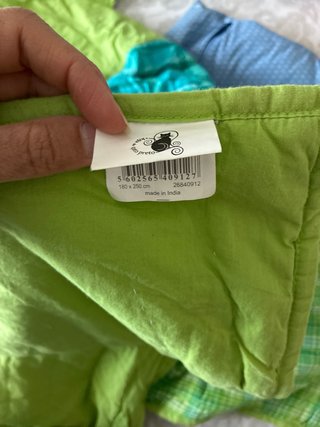 Juego de colchas y cojín