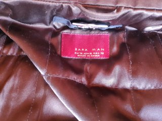 Chaqueta Zara Marrón Chocolate
