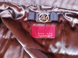 Chaqueta Zara Marrón Chocolate