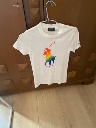 Camiseta Polo Ralph Lauren Logo Arcoíris