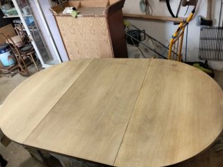 Mesa redonda extensible madera maciza