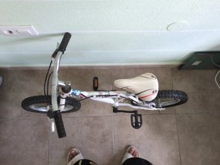 Bicicleta Infantil Blanca 14
