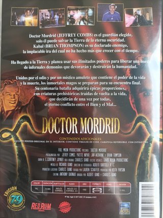 DVD Doctor Mordrid (1992) Español