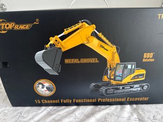 Excavadora Top Race 1:14 Metal