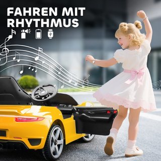 Coche eléctrico de paseo para niños, control remot