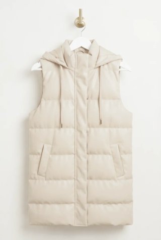 Chaleco Lefties Beige Talla M
