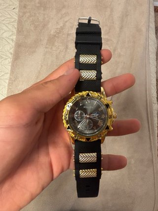 Reloj KULLEN Negro y Dorado para Hombre