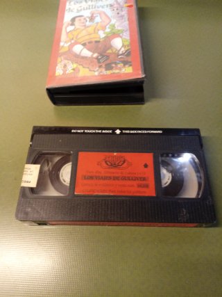 Pelicula VHS Los Viajes de Gulliver